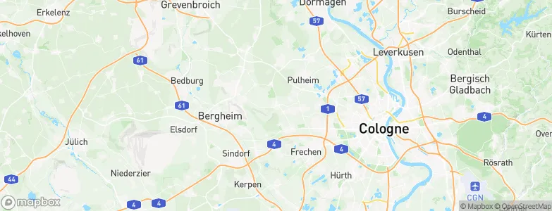 Glessen, Germany Map