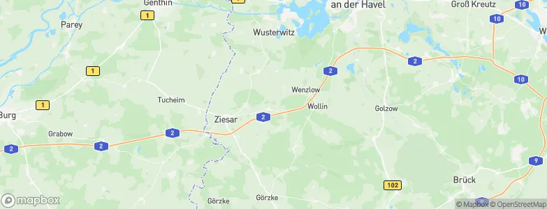 Glienecke, Germany Map