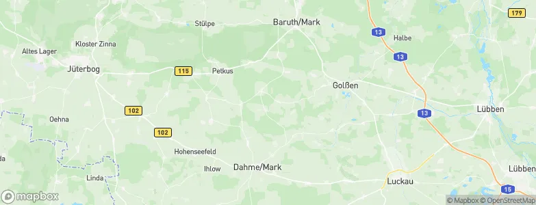 Glienig, Germany Map