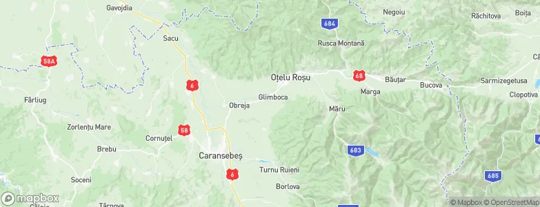Glimboca, Romania Map