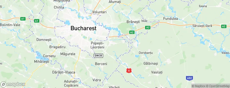 Glina, Romania Map