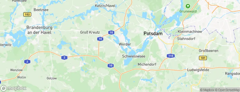 Glindow, Germany Map