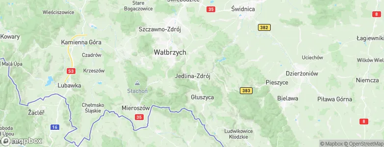 Glinica, Poland Map