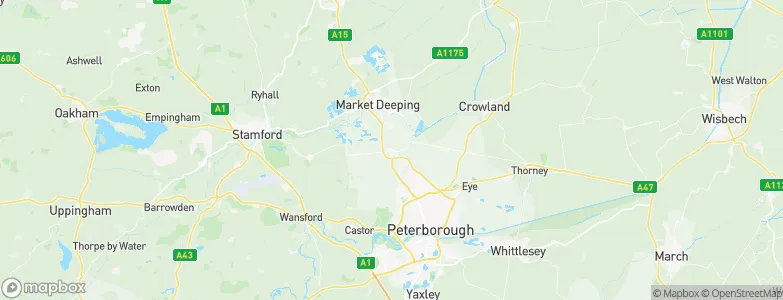 Glinton, United Kingdom Map