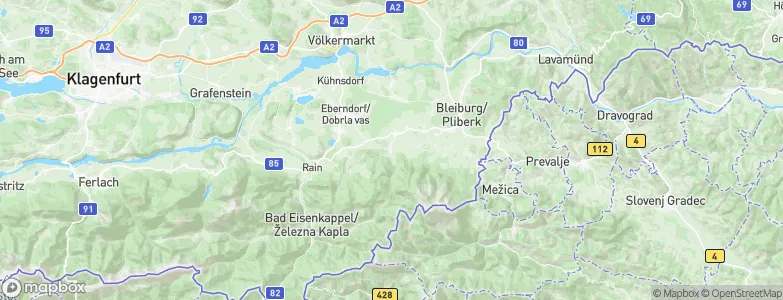 Globasnitz, Austria Map