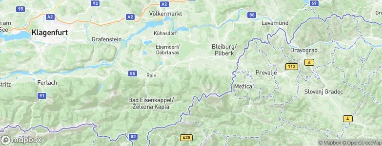Globasnitz, Austria Map