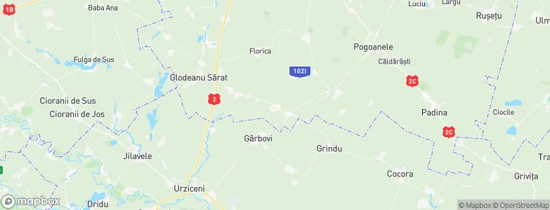 Glodeanu-Siliştea, Romania Map