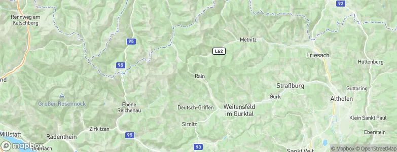 Glödnitz, Austria Map