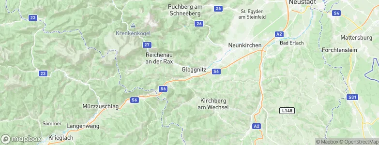 Gloggnitz, Austria Map