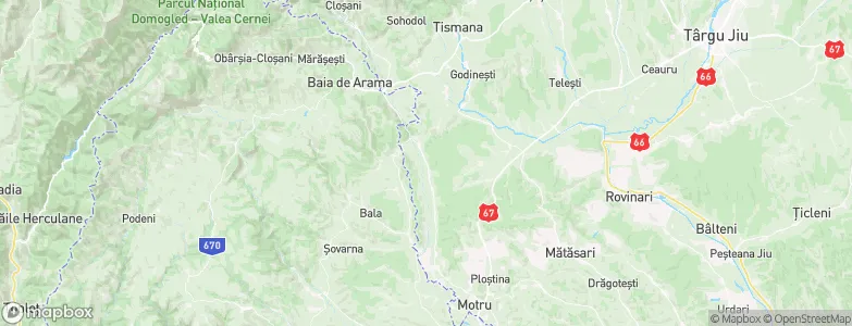 Glogova, Romania Map