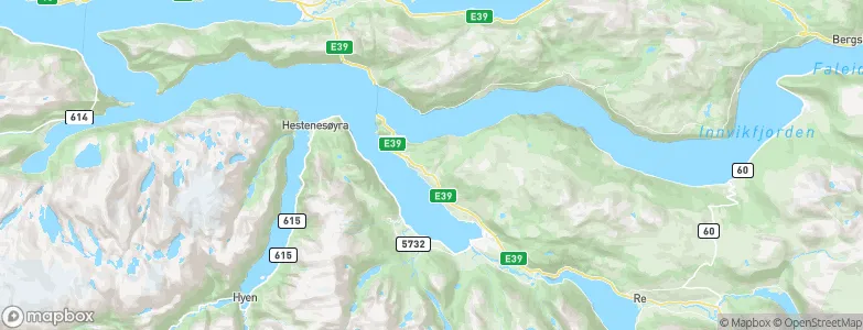 Gloppen, Norway Map
