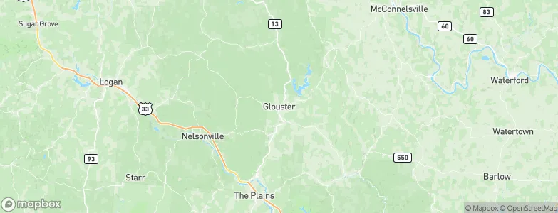 Glouster, United States Map