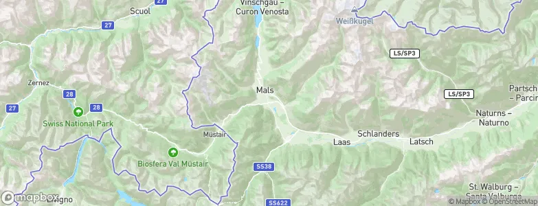 Glurns, Italy Map