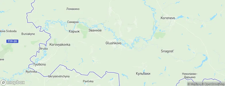 Glushkovo, Russia Map