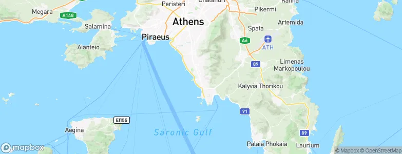 Glyfada, Greece Map