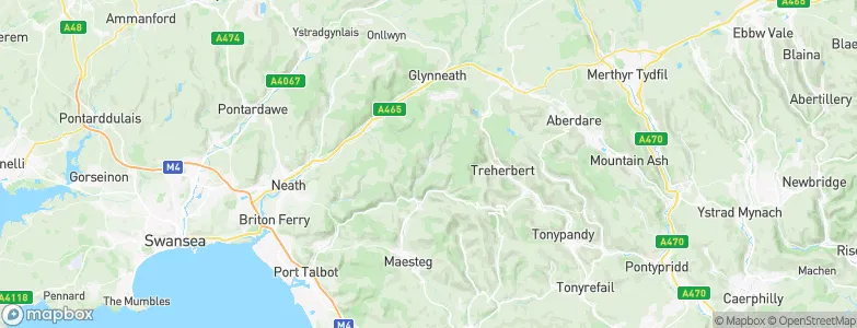 Glyncorrwg, United Kingdom Map