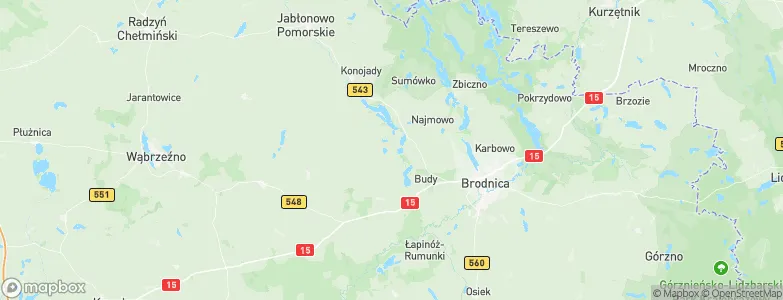 Gmina Bobrowo, Poland Map