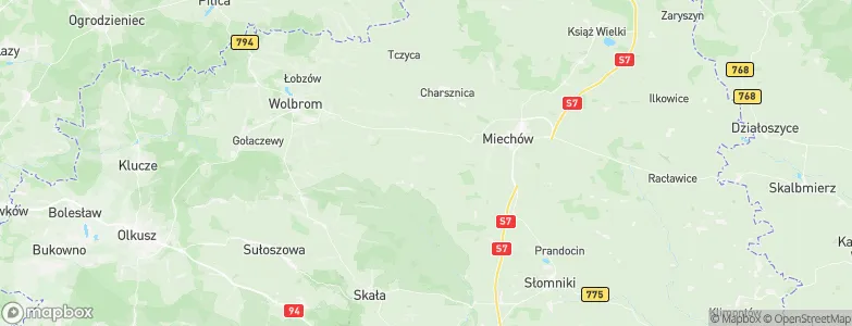 Gmina Gołcza, Poland Map