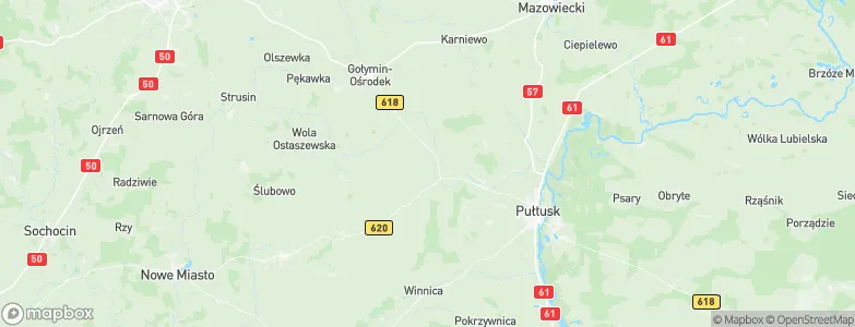 Gmina Gzy, Poland Map