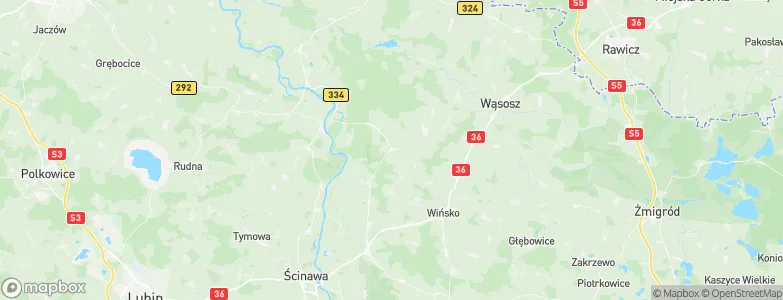Gmina Jemielno, Poland Map
