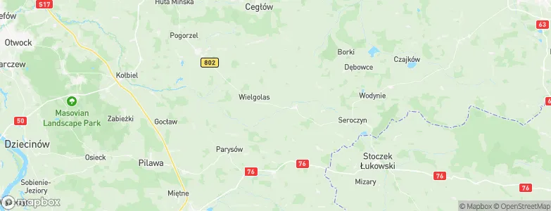 Gmina Latowicz, Poland Map