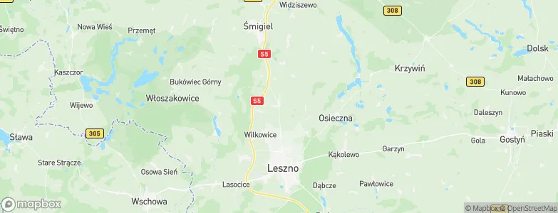 Gmina Lipno, Poland Map