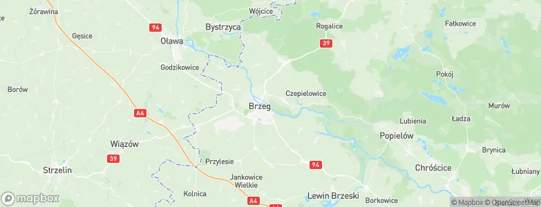 Gmina Skarbimierz, Poland Map