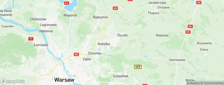 Gmina Wołomin, Poland Map