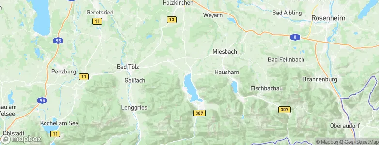 Gmund am Tegernsee, Germany Map