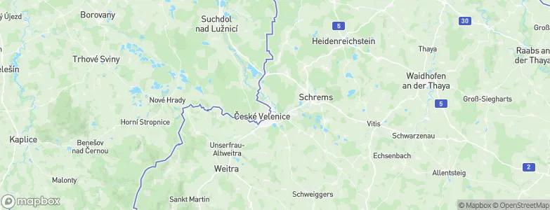 Gmünd, Austria Map