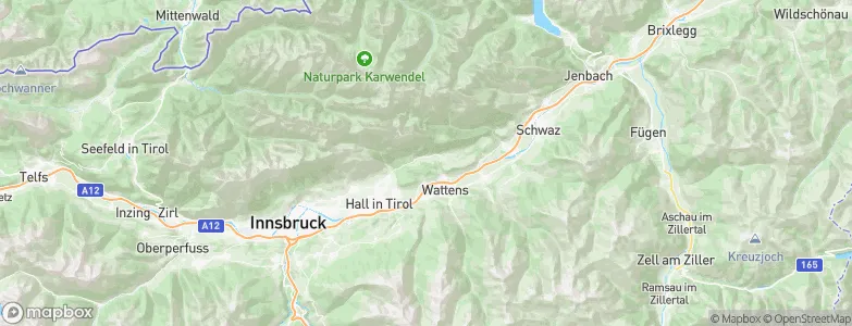 Gnadenwald, Austria Map