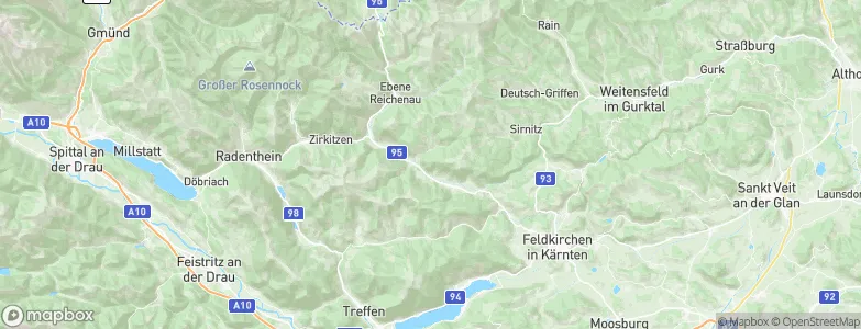 Gnesau, Austria Map