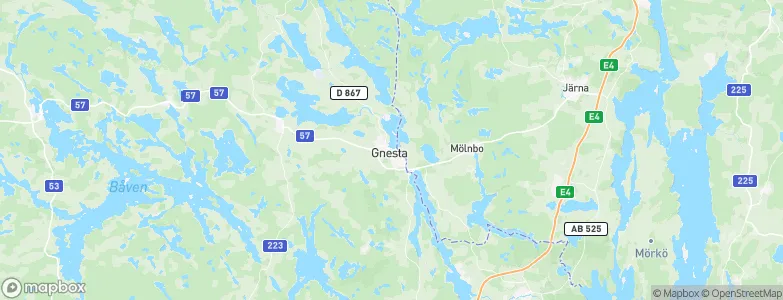 Gnesta, Sweden Map