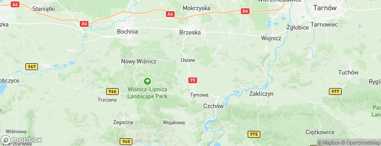 Gnojnik, Poland Map
