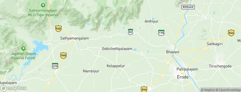 Gobichettipalayam, India Map