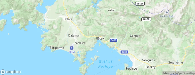 Göcek, Turkey Map