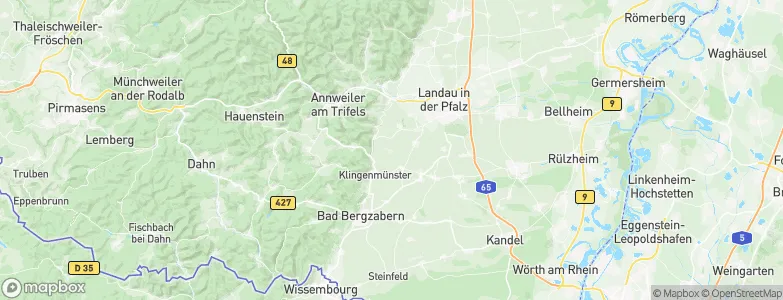 Göcklingen, Germany Map