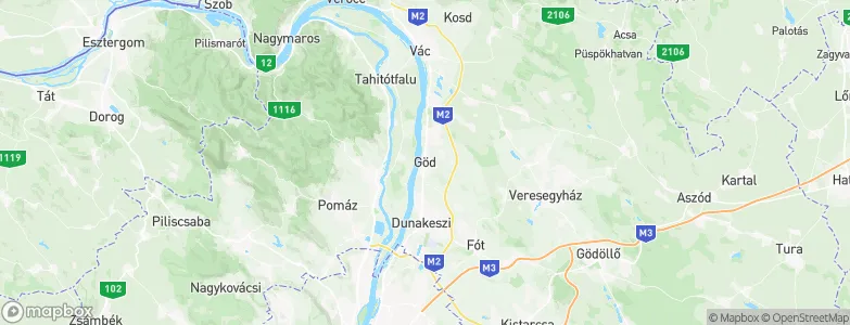 Göd, Hungary Map