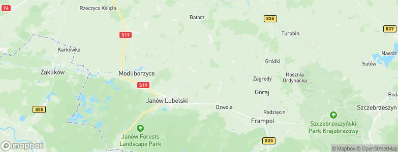 Godziszów, Poland Map