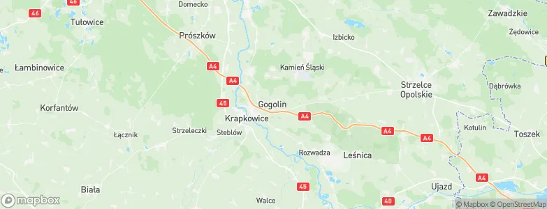 Gogolin, Poland Map