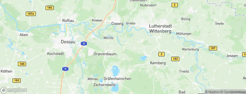 Gohrau, Germany Map