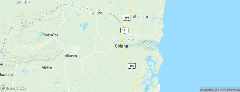 Goiana, Brazil Map