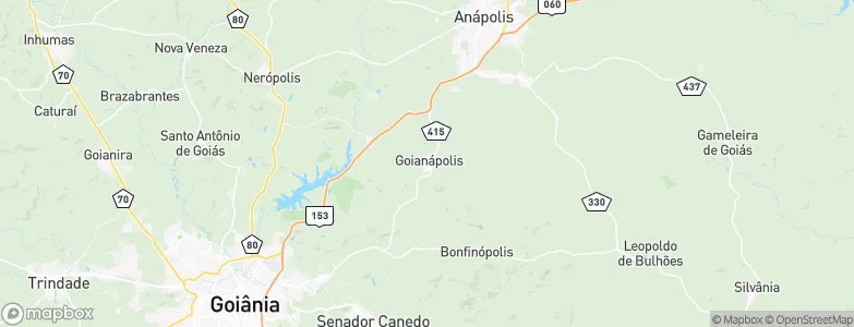 Goianápolis, Brazil Map
