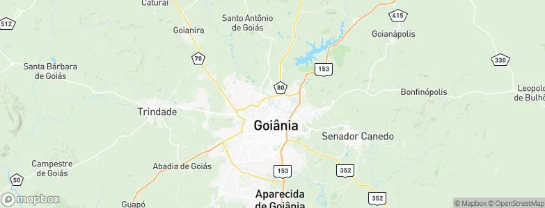 Goiânia, Brazil Map