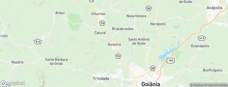 Goianira, Brazil Map