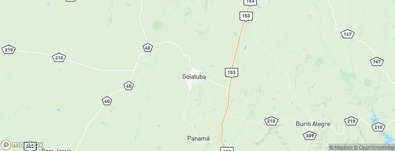 Goiatuba, Brazil Map