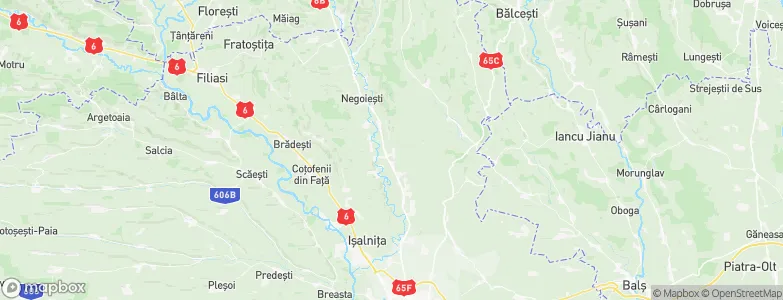 Goiești, Romania Map