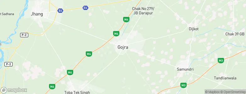 Gojra, Pakistan Map