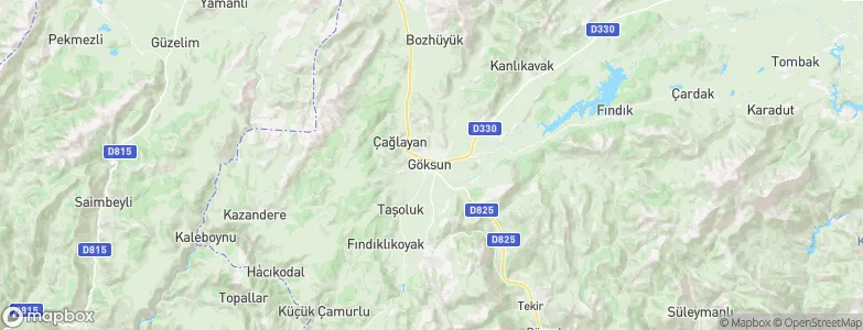 Göksun, Turkey Map