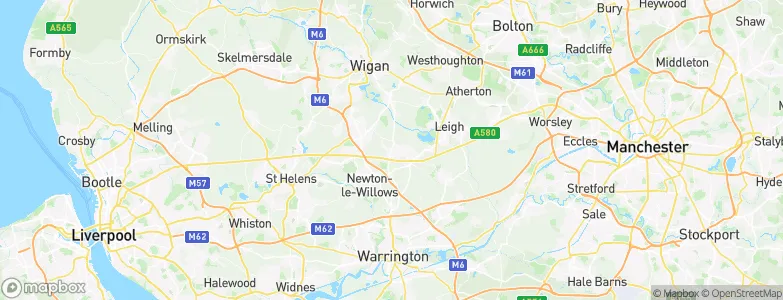 Golborne, United Kingdom Map